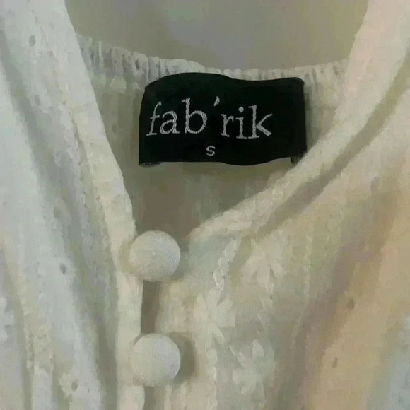 FABRIK eyelet maxi dress new condition size S - Picture 4 of 6